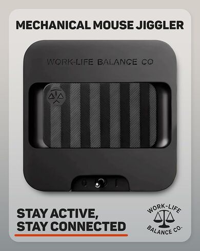 Mini Mouse Jiggler صنع في الولايات المتحدة الأمريكية - بدون USB، جهاز لاسلكي غير قابل للاكتشاف، بدون برامج، مفتاح تشغيل/إيقاف | محرك الماوس الميكانيكي يحافظ على شاشة الكمبيوتر المحمول نشطة، متذبذب صامت للعمل عن بعد، حاصل على براءة اختراع in Kuwait