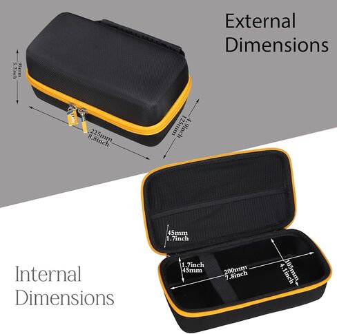 Hard Case for Raynic Emergency Radio 5000mAh/18500mWh Weather Radio (CR1009Pro) - Travel Protective Carrying Storage Bag (Black) in Saudi Arabia
