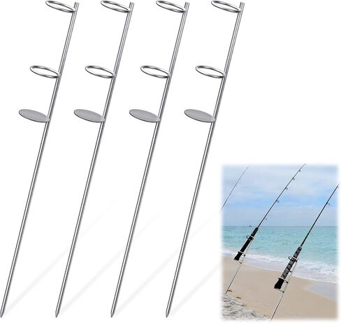 Sand Spikes for Surf Fishing, Heavy Duty Fishing Rod Holder Sand Spike for Beach, Surf, Bank and Shore Fishing in Saudi Arabia