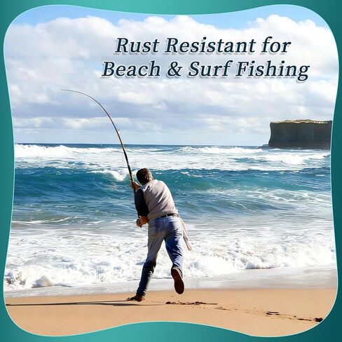 Sand Spikes for Surf Fishing, Heavy Duty Fishing Rod Holder Sand Spike for Beach, Surf, Bank and Shore Fishing in Saudi Arabia
