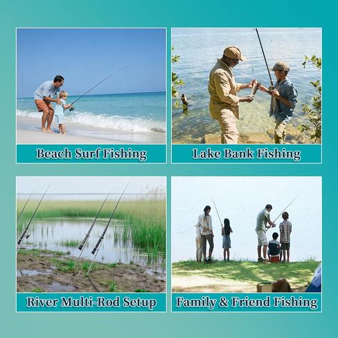 Sand Spikes for Surf Fishing, Heavy Duty Fishing Rod Holder Sand Spike for Beach, Surf, Bank and Shore Fishing in Saudi Arabia