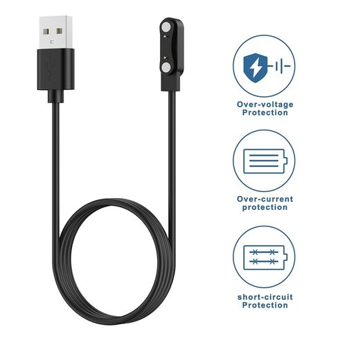 شاحن Vanjua مكون من قطعتين لشاحن الساعة الذكية Cosmo JrTrack 5/JrTrack 4/JrTrack 3/JrTrack 2/JrTrack/JrTrack SE، سلك كابل شحن USB مغناطيسي بديل، 3.3أقدام/100 سم in Saudi Arabia
