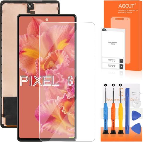Original for Google Pixel 6 Screen Replacement for Pixel 6 LCD Display GB7N6 G9S9B16 Screen Digitizer Touch Assembly Repair Part （OEM with Fingerprint Sensor in Saudi Arabia