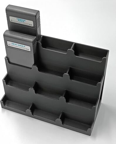 Display Stand Tower Holder for Commodore 64 Cartridges - Holds 12 Games in Saudi Arabia