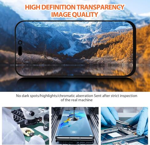 Incell Screen for iPhone 17 Pro Screen Replacement for iPhone 17 Pro LCD Screen A3256,A3523,A3522,A3524 3D Touch Display Digitizer Assembly Repair Parts(Black No Frame in Saudi Arabia