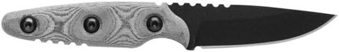 Tops Knives TPUTE02: Ute-Utility Tool Edged Fixed Blade- Black Kydex Sheath with Black Rotating Spring Steel Clip in Saudi Arabia