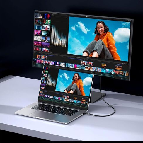 USB C to USB C Cable(20Gbps, 240W, 3.3FT), 8K@60Hz 4K@144Hz Video Data Cable, Fast Charging USB 3.2 Gen 2 20Gbps Type C, Thunderbolt Compatible, for iPhone 17, MacBook, Hub, Docking and More in Saudi Arabia