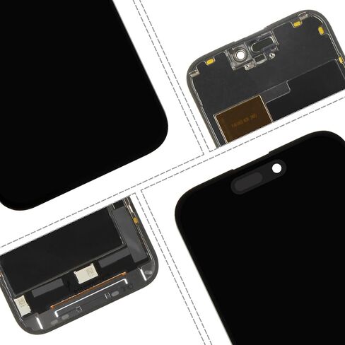 for iPhone 15 Pro Screen Replacement for iPhone 15 Pro LCD Display Digitizer Touch Screen Assembly with Repair Kits,Compatible with A2848, A3101, A3102, A3104 in Kuwait