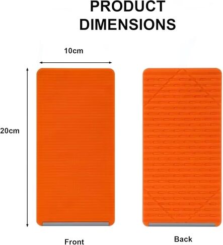 Phone Stand for Desk, Silicone Flexible Phone Holder for All Mobile Devices, Portable Cell Phone Stand for Travel, Home, Car, Airplane, Treadmill, iPad, Tablet, Orange in Saudi Arabia