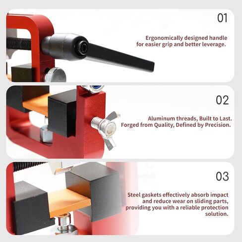 2026 Upgraded Pistol Sight Pusher Tool, Sight Pusher for Glock Square Slides, Heavy Duty Pistol Rear Sight Pusher, Adjustment Pusher for Glock Pistol Sight in Saudi Arabia