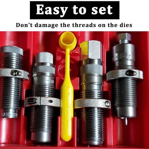 Die Lock Rings Fits on Standard 7/8-14 Inch Threaded Dies & Accessories, Split Ring Design Die Lock Nuts Applies Constant Pressure & Wrench Flats for Easy On/Off, Package of 6 in Saudi Arabia
