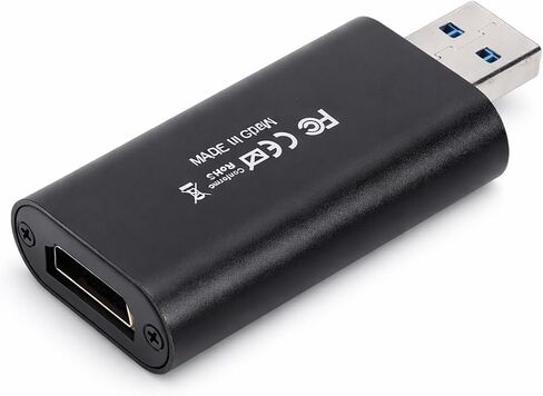 Yoidesu Video Capture Card 4K Input Low Latency Recording Solution, HDMI to USB 3.0 A Capture Card for Streaming Gaming Conference Teaching with 1080P 60Hz Output in Saudi Arabia
