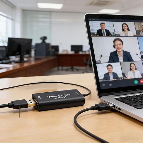 Yoidesu Video Capture Card 4K Input Low Latency Recording Solution, HDMI to USB 3.0 A Capture Card for Streaming Gaming Conference Teaching with 1080P 60Hz Output in Saudi Arabia