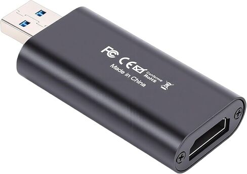 Yoidesu Video Capture Card 4K Input Low Latency Recording Solution, HDMI to USB 3.0 A Capture Card for Streaming Gaming Conference Teaching with 1080P 60Hz Output in Saudi Arabia