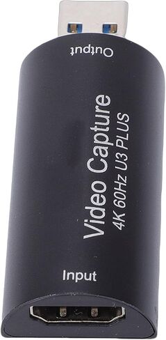 Yoidesu Video Capture Card 4K 60Hz Input Low Latency Recording Device, HDMI to USB 3.0 A Capture Card for Streaming, Game Recording, Teaching, Meetings, and Real Time Preview in Saudi Arabia