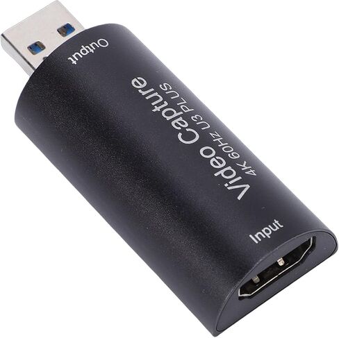 Yoidesu Video Capture Card 4K 60Hz Input Low Latency Recording Device, HDMI to USB 3.0 A Capture Card for Streaming, Game Recording, Teaching, Meetings, and Real Time Preview in Saudi Arabia