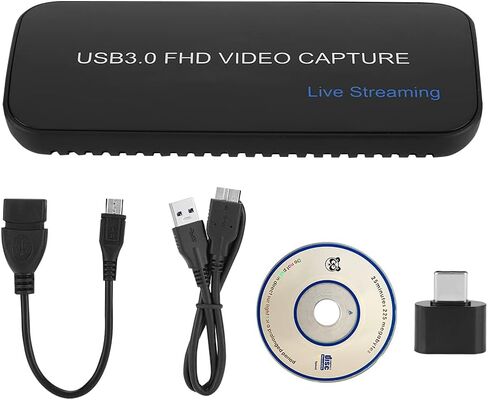 USB HDMI HD Video Capture Card, USB 3.0 Capture Card for 1080p/60Hz and 4K 30Hz, Plug - and - Play Video Acquisition Card with HDMI Input for Linux Android in Saudi Arabia