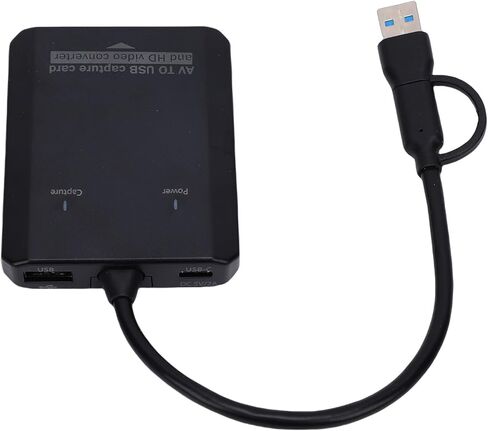 GOWENIC Video Capture Card, Dual Function Design, Store or Share Permanently, Real Time HD Multimedia Preview, for VCR DVD in Saudi Arabia