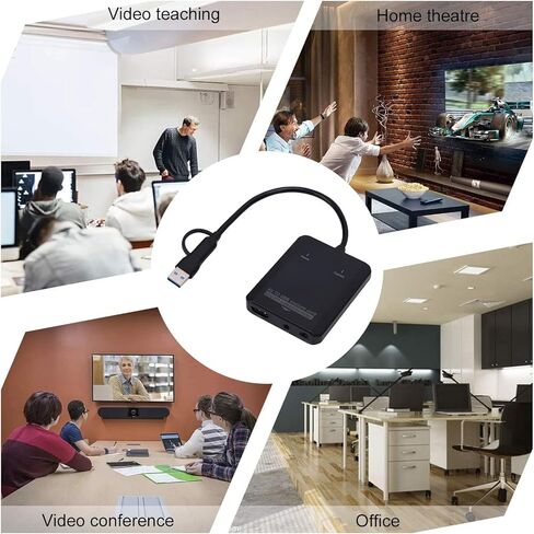 GOWENIC Video Capture Card, Dual Function Design, Store or Share Permanently, Real Time HD Multimedia Preview, for VCR DVD in Saudi Arabia