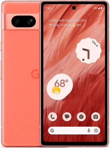 Google Pixel 7a 5G، الإصدار الأمريكي، 128 جيجابايت، مرجاني - مفتوح (متجدد) in Saudi Arabia
