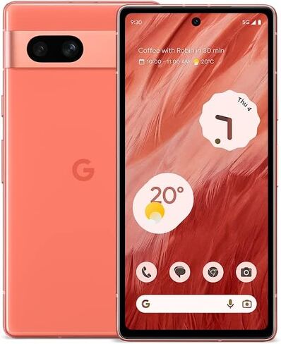 Google Pixel 7a 5G، الإصدار الأمريكي، 128 جيجابايت، مرجاني - مفتوح (متجدد) in Saudi Arabia