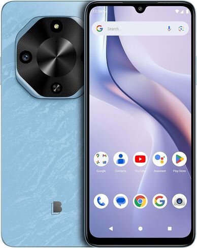 BLU G75 | 2025 | Unlocked | 6.8" HD+ 120Hz Infinity Display | 50MP Main + 13MP Selfie Cameras | Water/Dust Resistant | 256GB Internal Storage | US Version | US Warranty | Blue in Saudi Arabia