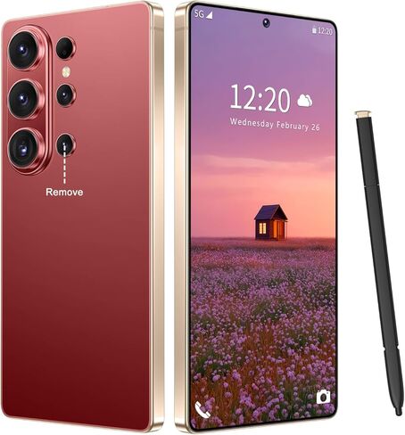 S26 Ultra 5G Unlocked Smartphone,16GB+512GB Cell Phone for Android 15, 6.99" Unlocked Cell Phone, 7000mAh, 68MP+108MP Dual Camera/Dual SIM/Fingerprint Lock/Face (Deep Blue) in Saudi Arabia