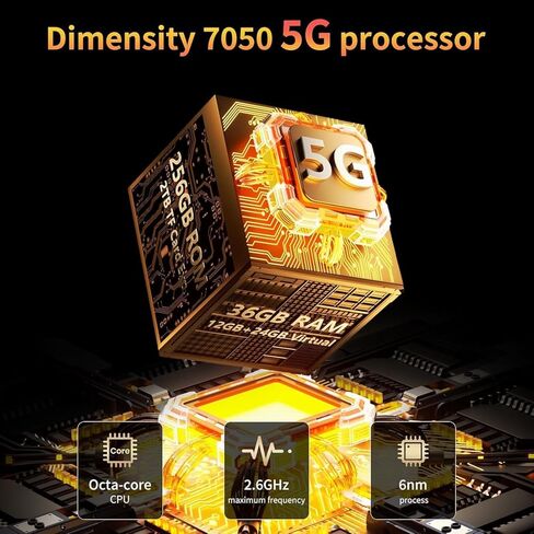 FOSSIBOT 2026 F113 20000mAh/33W 5G Android 15 هاتف متين مفتوح، 36 جيجابايت + 256 جيجابايت / 2 تيرابايت MediaTek Dimensity 7050+ هاتف ألعاب، 6.78 بوصة 4K FHD + 120 هرتز زجاج غوريلا، رؤية ليلية فائقة 50 ميجابكسل in Kuwait