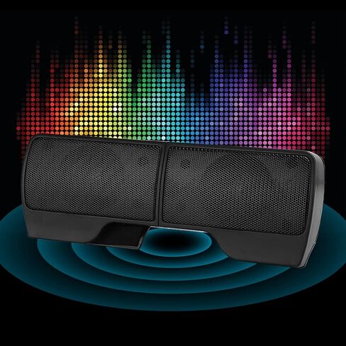 Laptop Soundbar, USB Clip Screen Mini Desktop Portable 2.0 Audio Computer Accessories with Sound Quality, and Clip for Desktop Computers in Saudi Arabia
