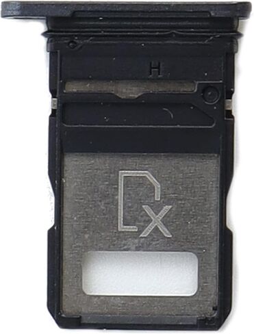 for Motorola Moto Edge 2024 XT2405-1 XT2405V Micro SD Card Slot Single Sim Card Tray Holder Replacement Black，with Pin in Saudi Arabia
