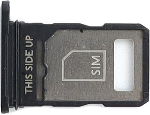 for Motorola Moto Edge 2024 XT2405-1 XT2405V Micro SD Card Slot Single Sim Card Tray Holder Replacement Black，with Pin in Saudi Arabia