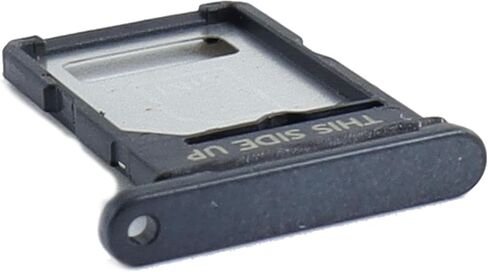 for Motorola Moto Edge 2024 XT2405-1 XT2405V Micro SD Card Slot Single Sim Card Tray Holder Replacement Black，with Pin in Saudi Arabia