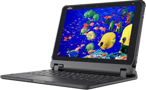 Fujitsu Tablet Q5010 Touchscreen Laptop, 10.1-inch FHD Windows Tablet, Intel Celeron N4020, 4GB RAM, 64GB SSD, 2 Camera, Type-C, Japanese Keyboard, Windows 11 Pro (Renewed) in Saudi Arabia