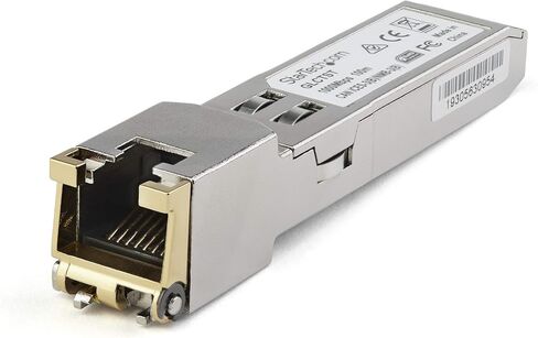 وحدة SFP المتوافقة مع StarTech.com Juniper RX-GET-SFP - 1000BASE-T - SFP إلى RJ45 Cat6/Cat5e - 1GE Gigabit Ethernet SFP - RJ-45 100m - (RXGETSFPST) in Kuwait