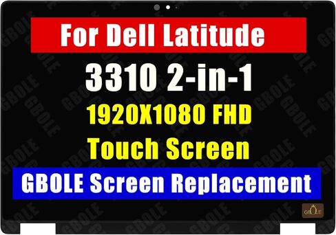 Replacement for Dell Chromebook 3110 3100 01JCKW 1JCKW P29T P29T002 P29T003 B116XAK01.1 60HZ 40Pins 1366x768 IPS HD 11.6" LCD Touch Screen Display Digitizer Panel in Kuwait