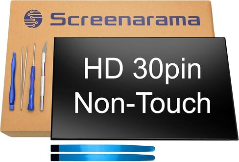 SCREENARAMA بديل للشاشة الجديدة لـ HP pn N83268-001 HD 1366x768 30pin شاشة LCD LED غير تعمل باللمس مع أدوات وشريط in Saudi Arabia