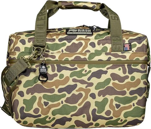 Bison Coolers Softpak 24 Can Made in USA, Soft Cooler Bag Insulated Leak Proof for Beach, Travel, Camping, Picnic, Car, Trips, 24+ Hour Ice Retention, Duck Camo in Saudi Arabia