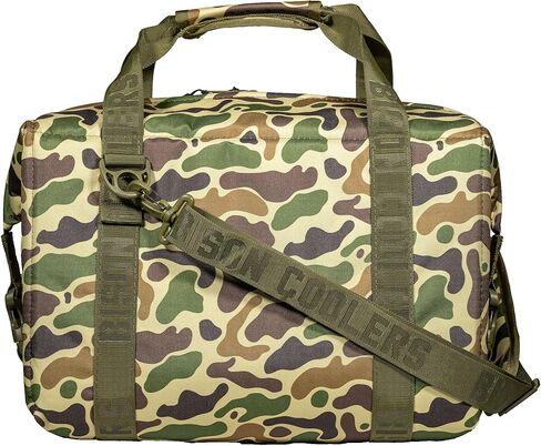 Bison Coolers Softpak 24 Can Made in USA, Soft Cooler Bag Insulated Leak Proof for Beach, Travel, Camping, Picnic, Car, Trips, 24+ Hour Ice Retention, Duck Camo in Saudi Arabia