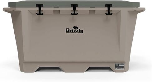 Grizzly 450 Cooler | 450 qt Ice Chest Durable Rotomolded Insulated | Made in USA | Warranty for Life | for Cold Plunge Ice Bath Camping Fishing Hunting | G450 in Saudi Arabia