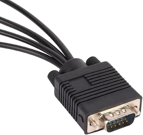 كابل فيديو Vga إلى 3rca Av S، محول طرفية فيديو Vga إلى S لبطاقة الرسومات بدون مخرج، 30 سم in Kuwait