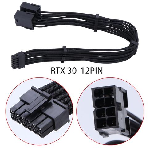 RTX3070 RTX3090 بطاقة الرسومات 12PIN خط إمداد الطاقة كابل 8PIN أنثى إلى 12PIN ذكر محول موصل in Saudi Arabia