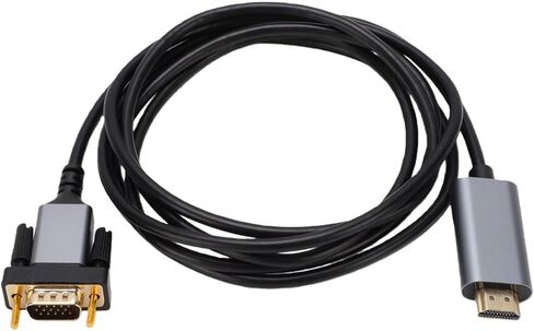 كابل محول HDMI إلى VGA من بانابوي، سلك 6.56 قدم ذكر إلى ذكر أحادي الاتجاه 1920x1080 at. 60 هرتز، HDMI VGA، للكمبيوتر والكمبيوتر المحمول وسطح المكتب وجهاز العرض in Kuwait