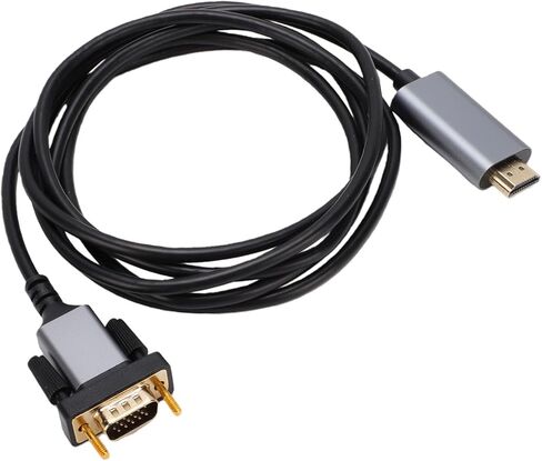 كابل محول HDMI إلى VGA من بانابوي، سلك 6.56 قدم ذكر إلى ذكر أحادي الاتجاه 1920x1080 at. 60 هرتز، HDMI VGA، للكمبيوتر والكمبيوتر المحمول وسطح المكتب وجهاز العرض in Kuwait