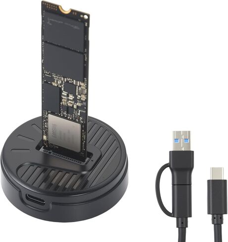 ELUTENG M.2 NVMe to USB C/USB A Docking Station Adapter Card Reader (Single) in Saudi Arabia