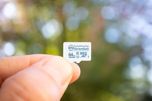 كل شيء ولكن سترومبولي بطاقة ذاكرة Azaire MicroSD سعة 64 جيجابايت لهاتف Motorola تعمل مع Moto G8، Moto G8 Play، Moto G8 Plus، One Hyper، One Action Cell Phone Speed ​​Class 10 U3 UHS-1 Micro SDXC in Saudi Arabia