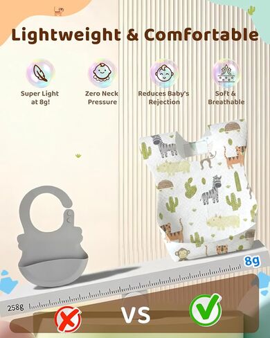 Lictin Baby Bibs for Girls Waterproof - 3 Pack Mess Proof Bib, Oil-proof Toddler Feeding Bib with Adjustable Closure, Baby Bibs for Eating 6-36 Months, Baby Food Bib Machine Washable in Saudi Arabia