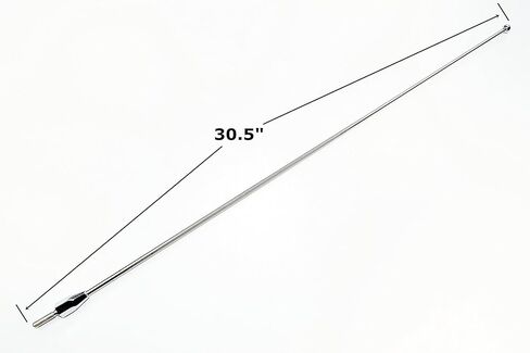 AntennaMastsRus - 31 Inch Stainless Antenna Mast fits Toyota Celica, FJ Cruiser, Highlander, MR2, RAV4, Sequoia, Sienna, Tacoma, Tundra, T100, 4 Runner in Saudi Arabia