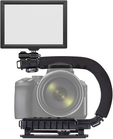 Professional Long Life Multi-LED Dimmable Video Light w/Bracket for Canon EOS M10 in Saudi Arabia