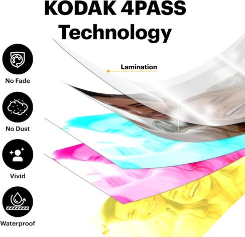 KODAK Mini Shot 2 Retro 2x3 بوصة كاميرا رقمية فورية وطابعة صور، 98 ورقة، كاميرا طباعة محمولة 2 في 1، طابعة بلوتوث للهواتف الذكية لأجهزة iPhone وAndroid، 4PASS Dye Sublimation، أبيض in Saudi Arabia
