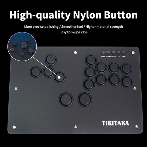 TIKITAKA S Series S15B-H تخطيط أزرار مقسمة أزرار نايلون مكرر عصا التحكم 15 مفتاحًا لجميع الأزرار، وحدة تحكم الممرات in Kuwait